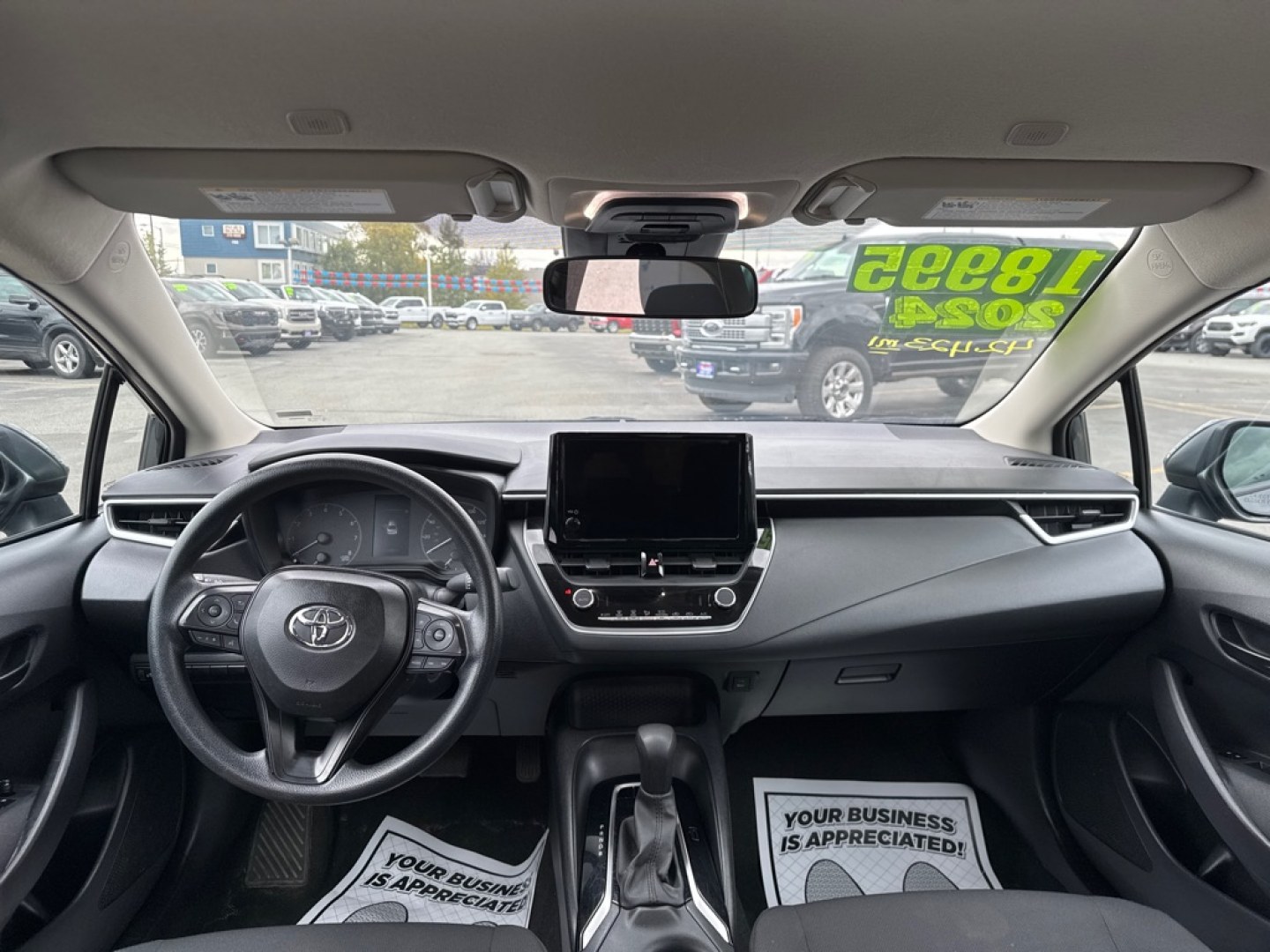 2024 GRAY TOYOTA COROLLA LE (5YFB4MDE9RP) with an 2.0L engine, Continuously Variable transmission, located at 929 East 8th Ave, Anchorage, AK, 99501, (907) 274-2277, 61.214783, -149.866074- Photo#4