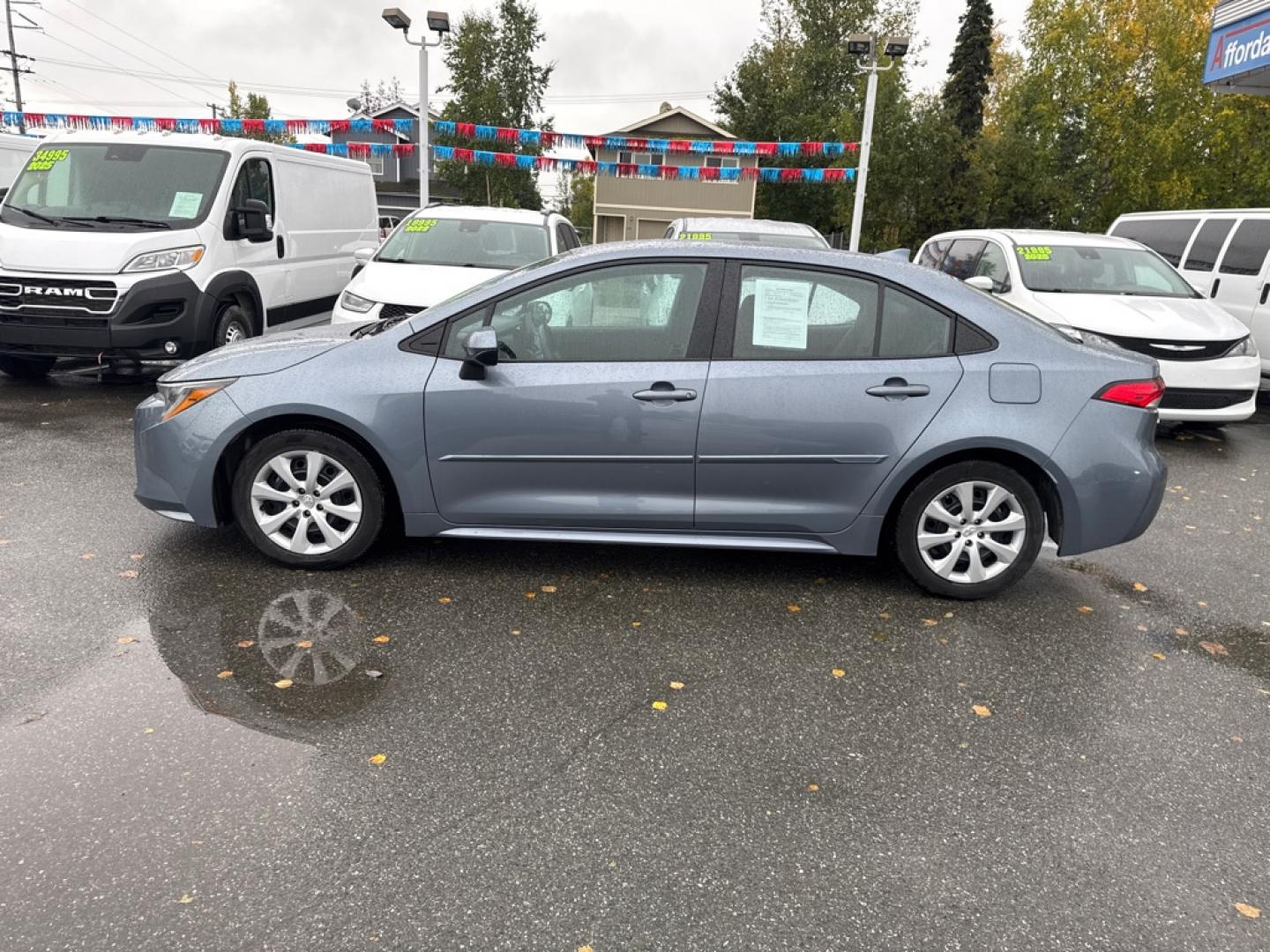 2024 BLUE TOYOTA COROLLA LE LE (5YFB4MDE3RP) with an 2.0L engine, Continuously Variable transmission, located at 929 East 8th Ave, Anchorage, AK, 99501, (907) 274-2277, 61.214783, -149.866074- Photo#1