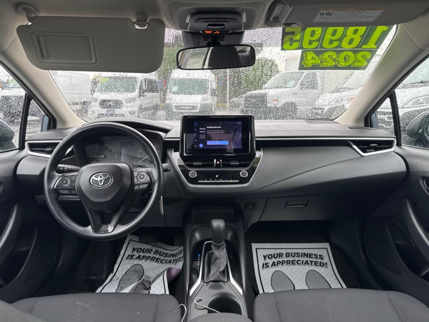 2024 BLUE TOYOTA COROLLA LE LE (5YFB4MDE3RP) with an 2.0L engine, Continuously Variable transmission, located at 929 East 8th Ave, Anchorage, AK, 99501, (907) 274-2277, 61.214783, -149.866074- Photo#3