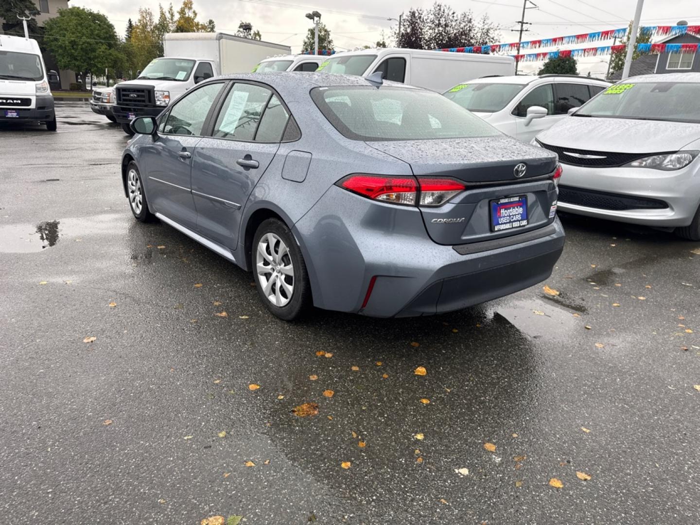 2024 BLUE TOYOTA COROLLA LE LE (5YFB4MDE3RP) with an 2.0L engine, Continuously Variable transmission, located at 929 East 8th Ave, Anchorage, AK, 99501, (907) 274-2277, 61.214783, -149.866074- Photo#4
