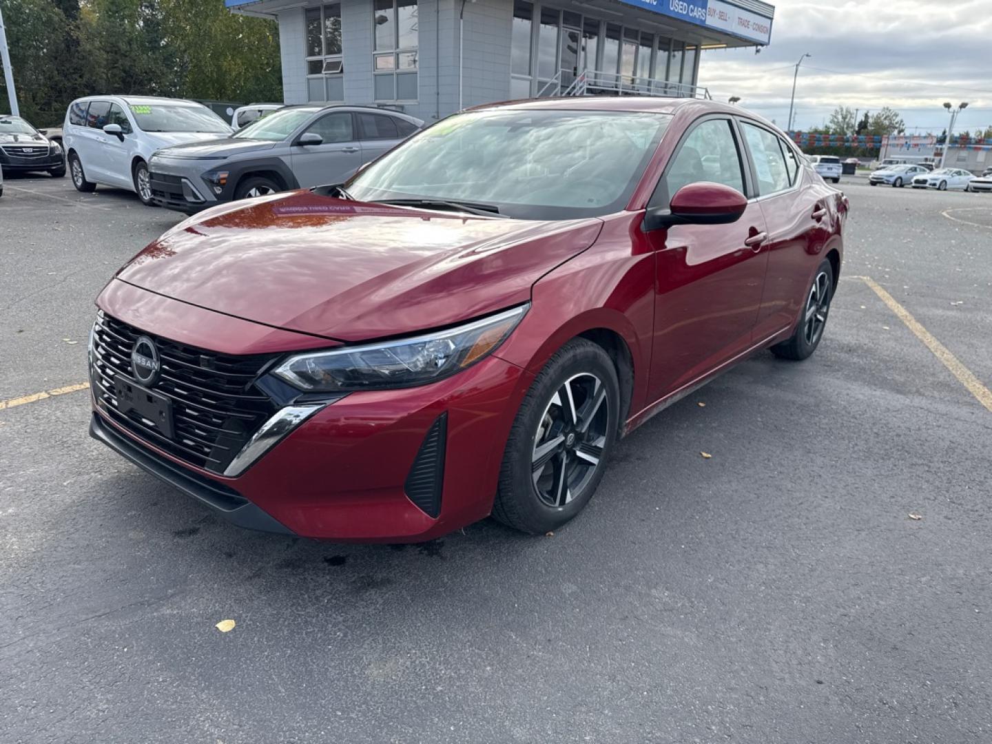 2024 RED NISSAN SENTRA SV SV (3N1AB8CVXRY) with an 2.0L engine, Continuously Variable transmission, located at 929 East 8th Ave, Anchorage, AK, 99501, (907) 274-2277, 61.214783, -149.866074- Photo#0