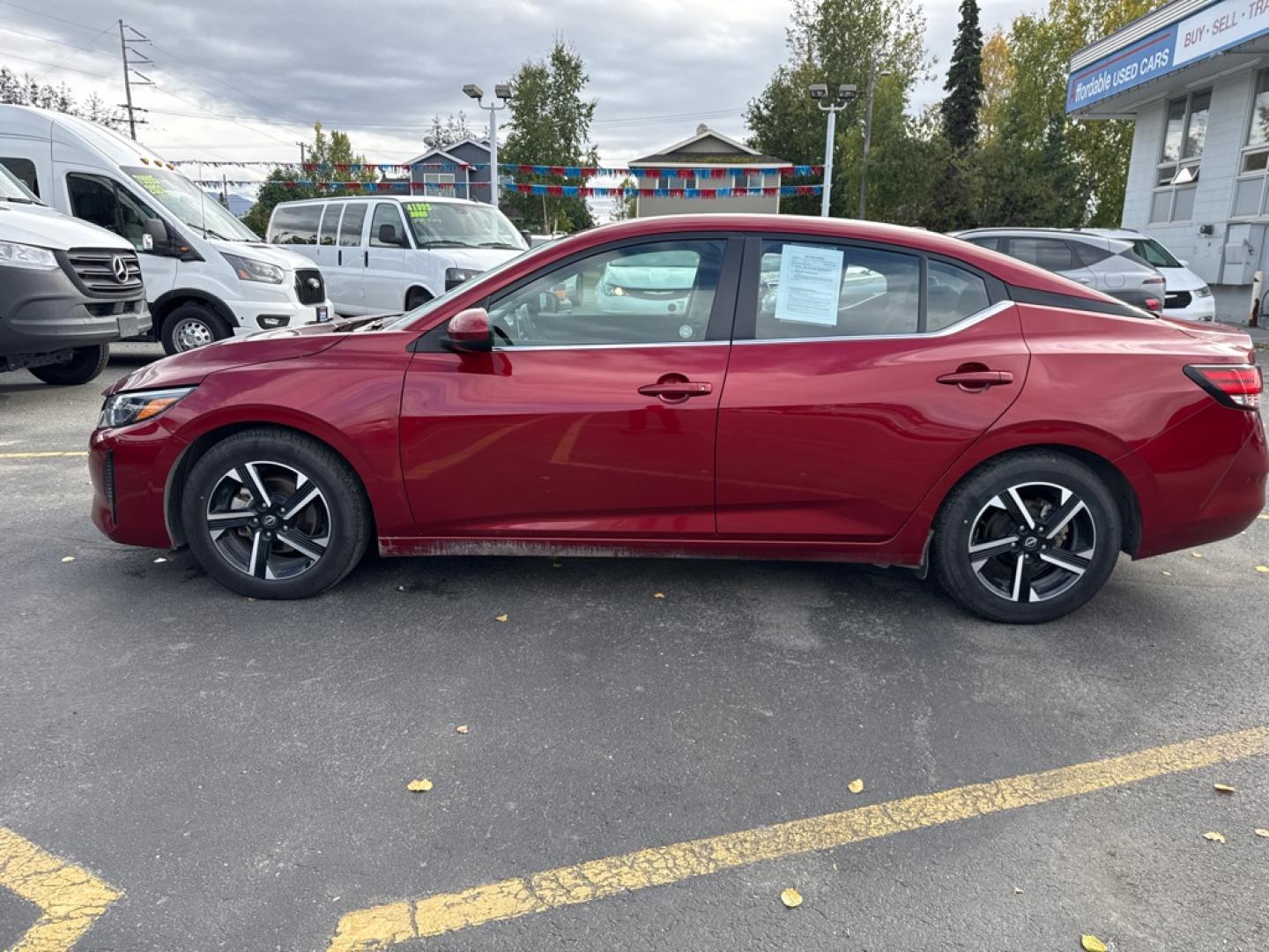 2024 RED NISSAN SENTRA SV SV (3N1AB8CVXRY) with an 2.0L engine, Continuously Variable transmission, located at 929 East 8th Ave, Anchorage, AK, 99501, (907) 274-2277, 61.214783, -149.866074- Photo#1
