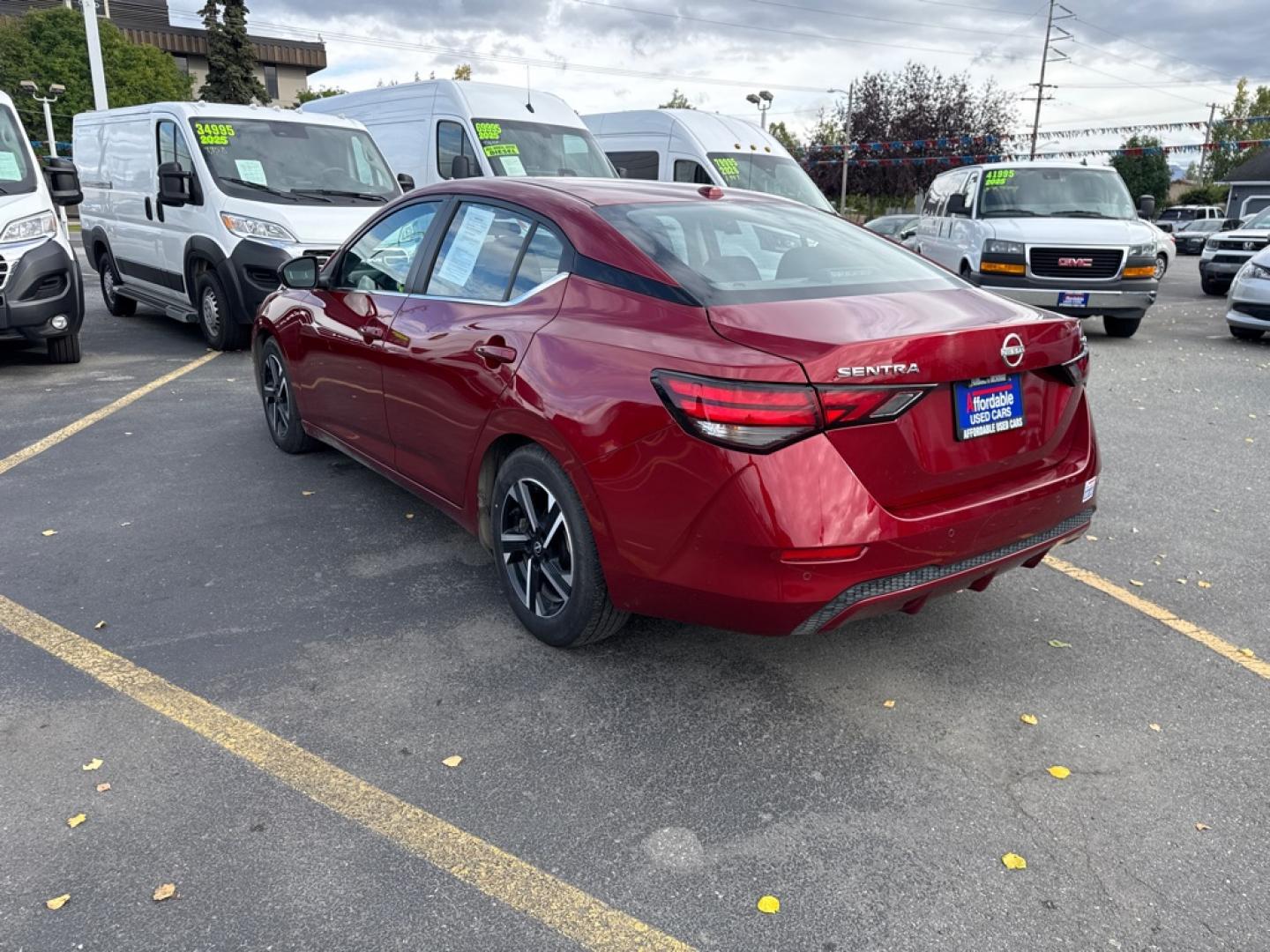 2024 RED NISSAN SENTRA SV SV (3N1AB8CVXRY) with an 2.0L engine, Continuously Variable transmission, located at 929 East 8th Ave, Anchorage, AK, 99501, (907) 274-2277, 61.214783, -149.866074- Photo#4