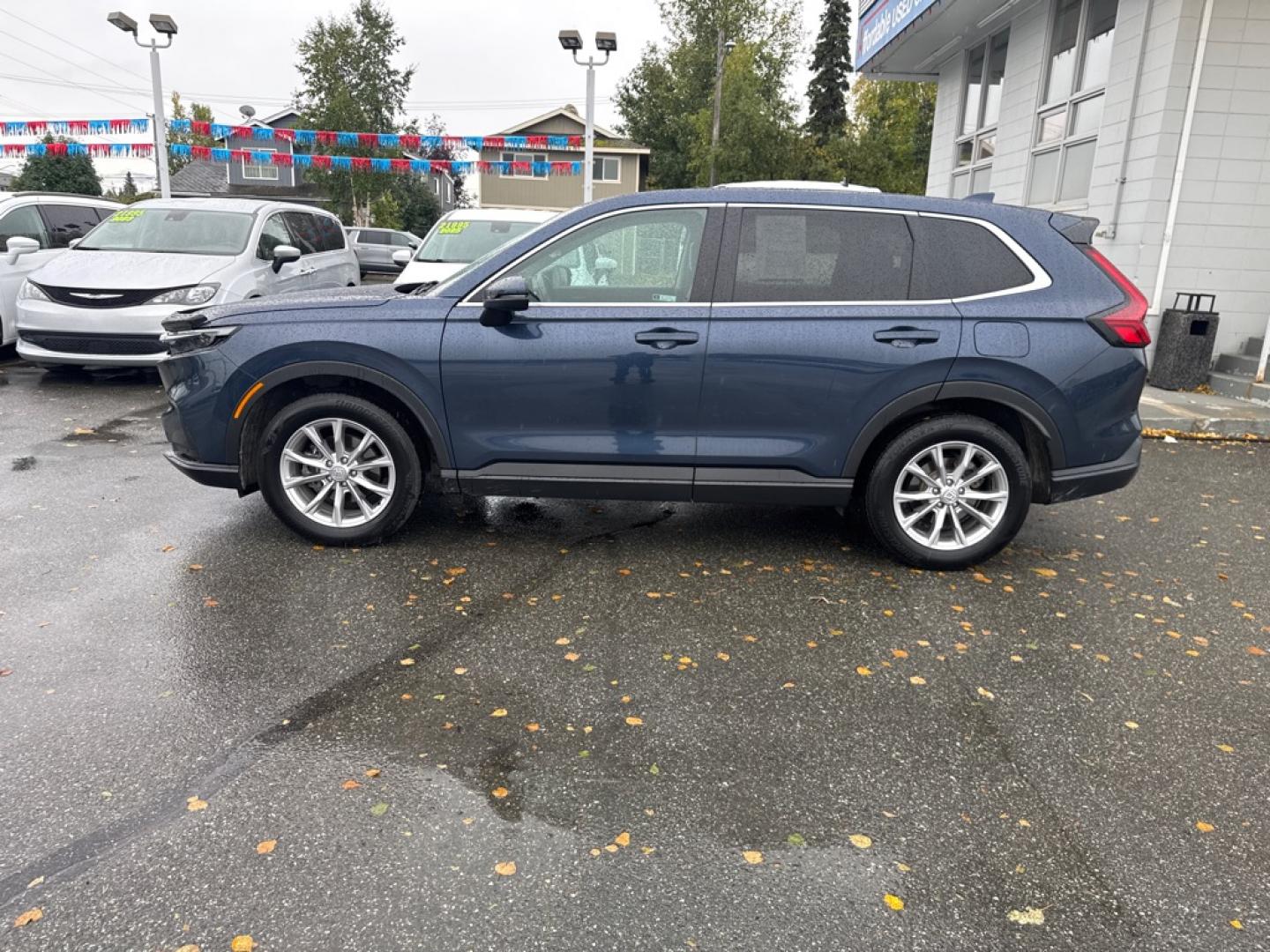 2023 BLUE HONDA CR-V EXL (7FARS4H74PE) with an 1.5L engine, Continuously Variable transmission, located at 929 East 8th Ave, Anchorage, AK, 99501, (907) 274-2277, 61.214783, -149.866074- Photo#1