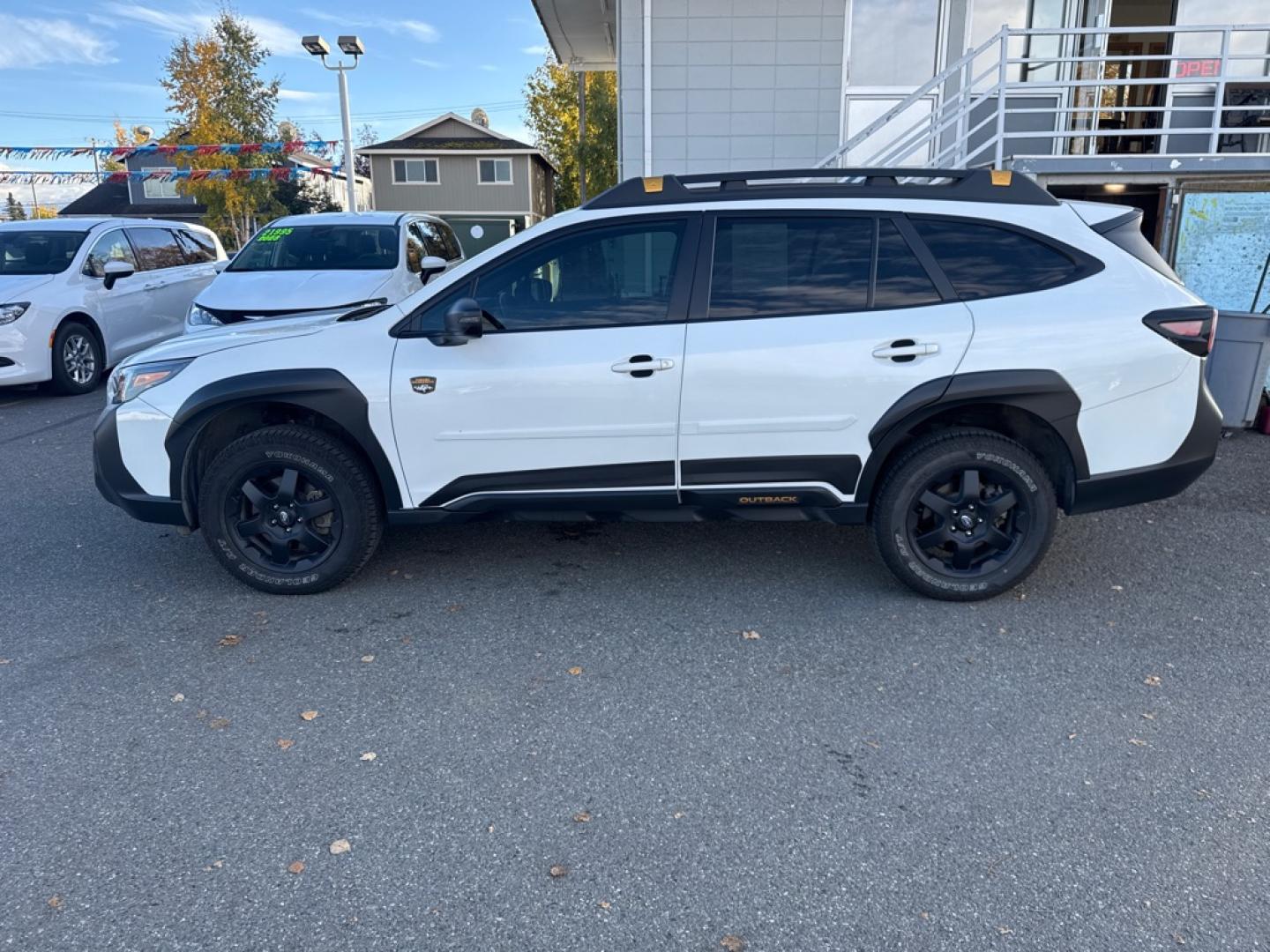 2022 WHITE SUBARU OUTBACK WILDERNESS (4S4BTGSDXN3) with an 2.4L engine, Continuously Variable transmission, located at 929 East 8th Ave, Anchorage, AK, 99501, (907) 274-2277, 61.214783, -149.866074- Photo#1