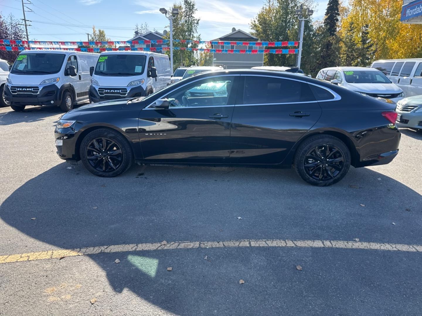 2024 BLACK CHEVROLET MALIBU LT (1G1ZD5ST7RF) with an 1.5L engine, Continuously Variable transmission, located at 929 East 8th Ave, Anchorage, AK, 99501, (907) 274-2277, 61.214783, -149.866074- Photo#1