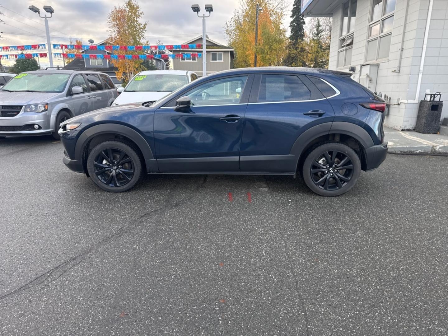 2024 BLUE MAZDA CX-30 SELECT (3MVDMBBM0RM) with an 2.5L engine, Automatic transmission, located at 929 East 8th Ave, Anchorage, AK, 99501, (907) 274-2277, 61.214783, -149.866074- Photo#1