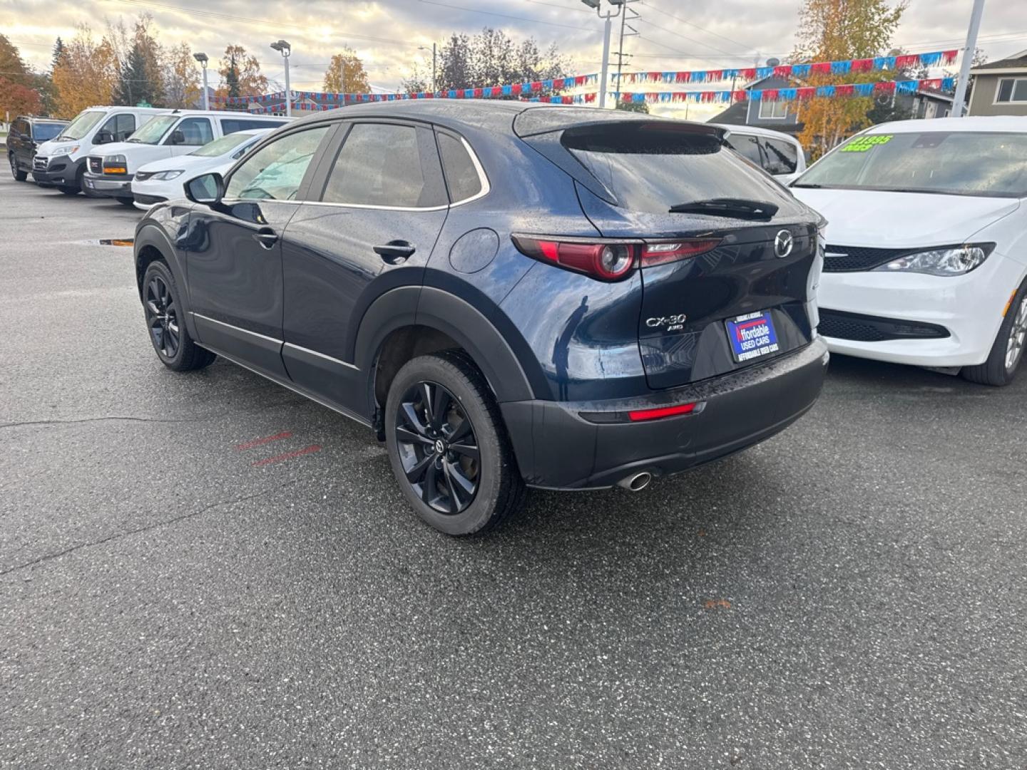 2024 BLUE MAZDA CX-30 SELECT (3MVDMBBM0RM) with an 2.5L engine, Automatic transmission, located at 929 East 8th Ave, Anchorage, AK, 99501, (907) 274-2277, 61.214783, -149.866074- Photo#2