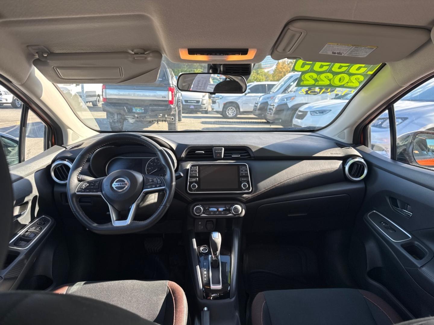 2022 ORANGE NISSAN VERSA SR (3N1CN8FV2NL) with an 1.6L engine, Automatic transmission, located at 929 East 8th Ave, Anchorage, AK, 99501, (907) 274-2277, 61.214783, -149.866074- Photo#3