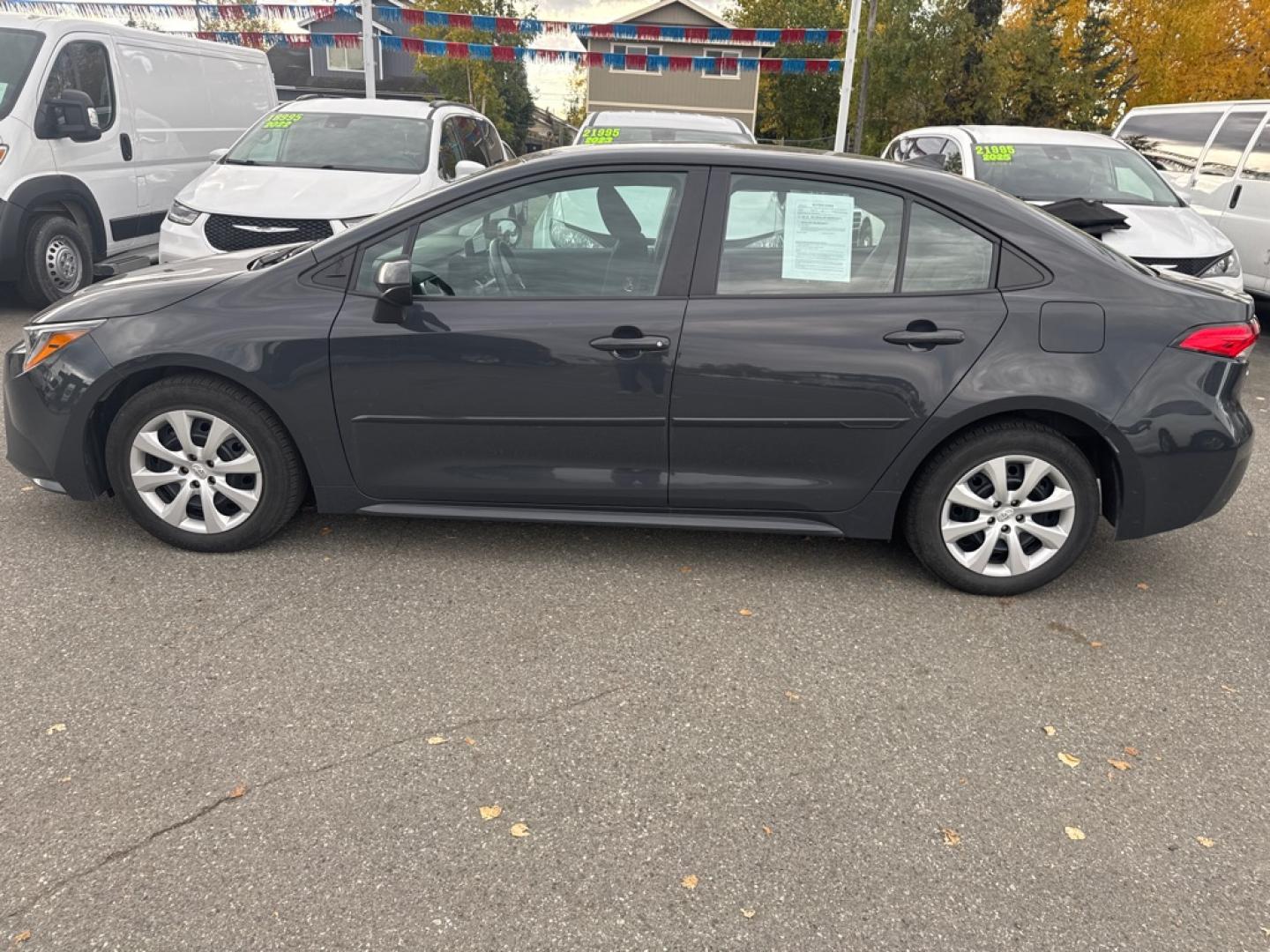 2024 GRAY TOYOTA COROLLA LE LE (5YFB4MDE2RP) with an 2.0L engine, Continuously Variable transmission, located at 929 East 8th Ave, Anchorage, AK, 99501, (907) 274-2277, 61.214783, -149.866074- Photo#1