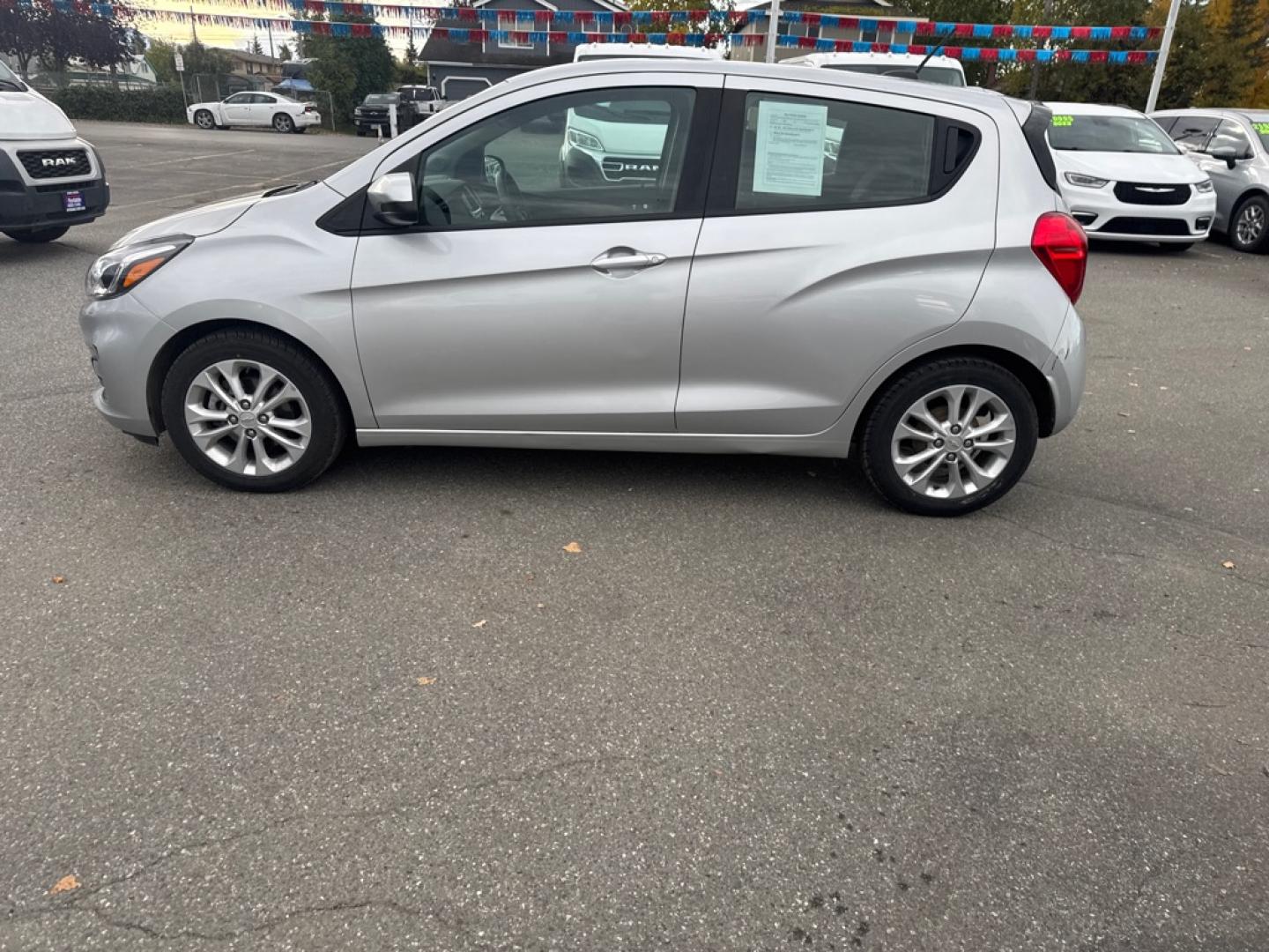 2021 SILVER CHEVROLET SPARK 1LT (KL8CD6SA4MC) with an 1.4L engine, Continuously Variable transmission, located at 929 East 8th Ave, Anchorage, AK, 99501, (907) 274-2277, 61.214783, -149.866074- Photo#1