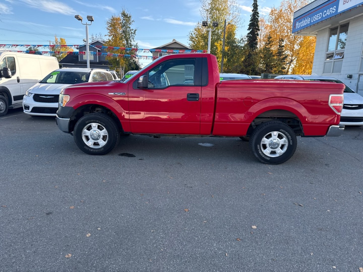 2011 RED FORD F150 XL (1FTMF1EM3BK) with an 3.7L engine, Automatic transmission, located at 929 East 8th Ave, Anchorage, AK, 99501, (907) 274-2277, 61.214783, -149.866074- Photo#1