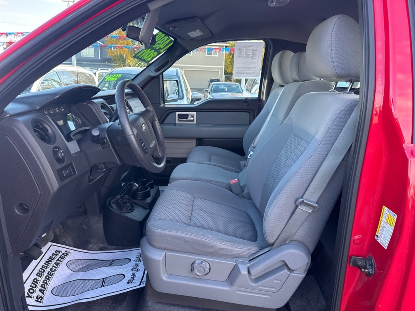 2011 RED FORD F150 XL (1FTMF1EM3BK) with an 3.7L engine, Automatic transmission, located at 929 East 8th Ave, Anchorage, AK, 99501, (907) 274-2277, 61.214783, -149.866074- Photo#2