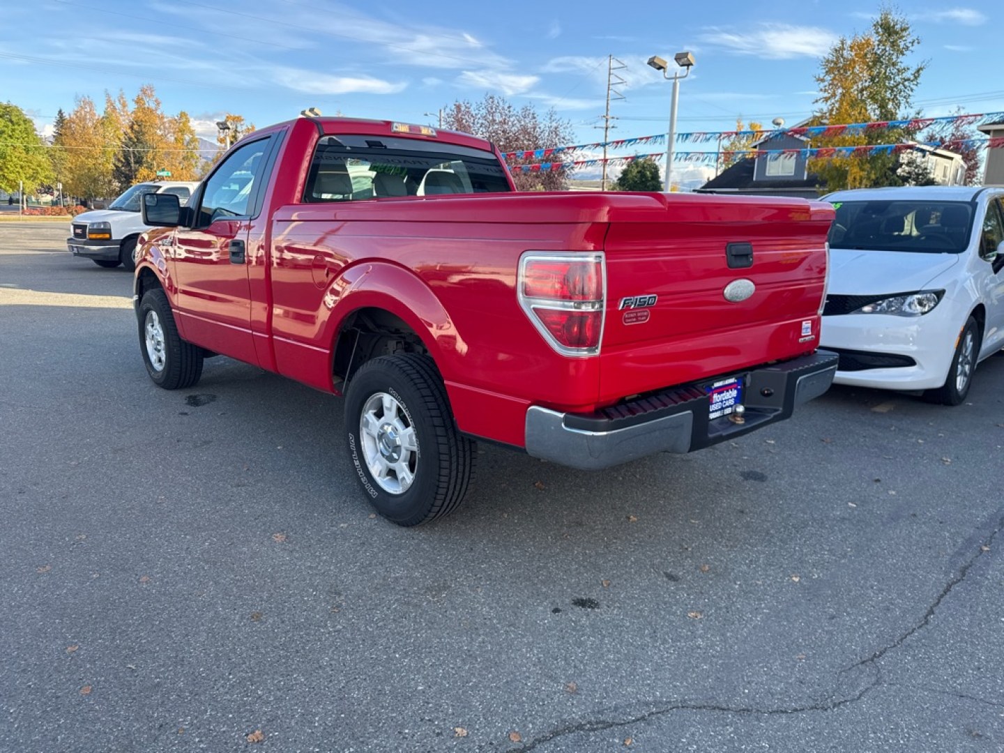 2011 RED FORD F150 XL (1FTMF1EM3BK) with an 3.7L engine, Automatic transmission, located at 929 East 8th Ave, Anchorage, AK, 99501, (907) 274-2277, 61.214783, -149.866074- Photo#3