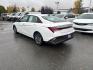 2024 WHITE HYUNDAI ELANTRA SEL SEL (KMHLM4DG1RU) with an 2.0L engine, Continuously Variable transmission, located at 929 East 8th Ave, Anchorage, AK, 99501, (907) 274-2277, 61.214783, -149.866074- Photo#4