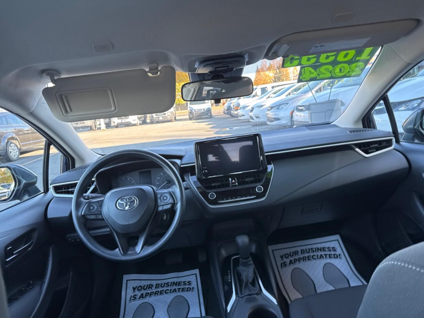 2024 BLUE TOYOTA COROLLA LE LE (5YFB4MDE4RP) with an 2.0L engine, Continuously Variable transmission, located at 929 East 8th Ave, Anchorage, AK, 99501, (907) 274-2277, 61.214783, -149.866074- Photo#3