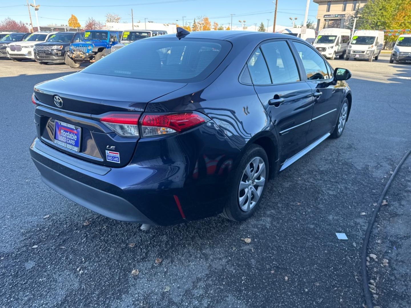 2024 BLUE TOYOTA COROLLA LE LE (5YFB4MDE4RP) with an 2.0L engine, Continuously Variable transmission, located at 929 East 8th Ave, Anchorage, AK, 99501, (907) 274-2277, 61.214783, -149.866074- Photo#4