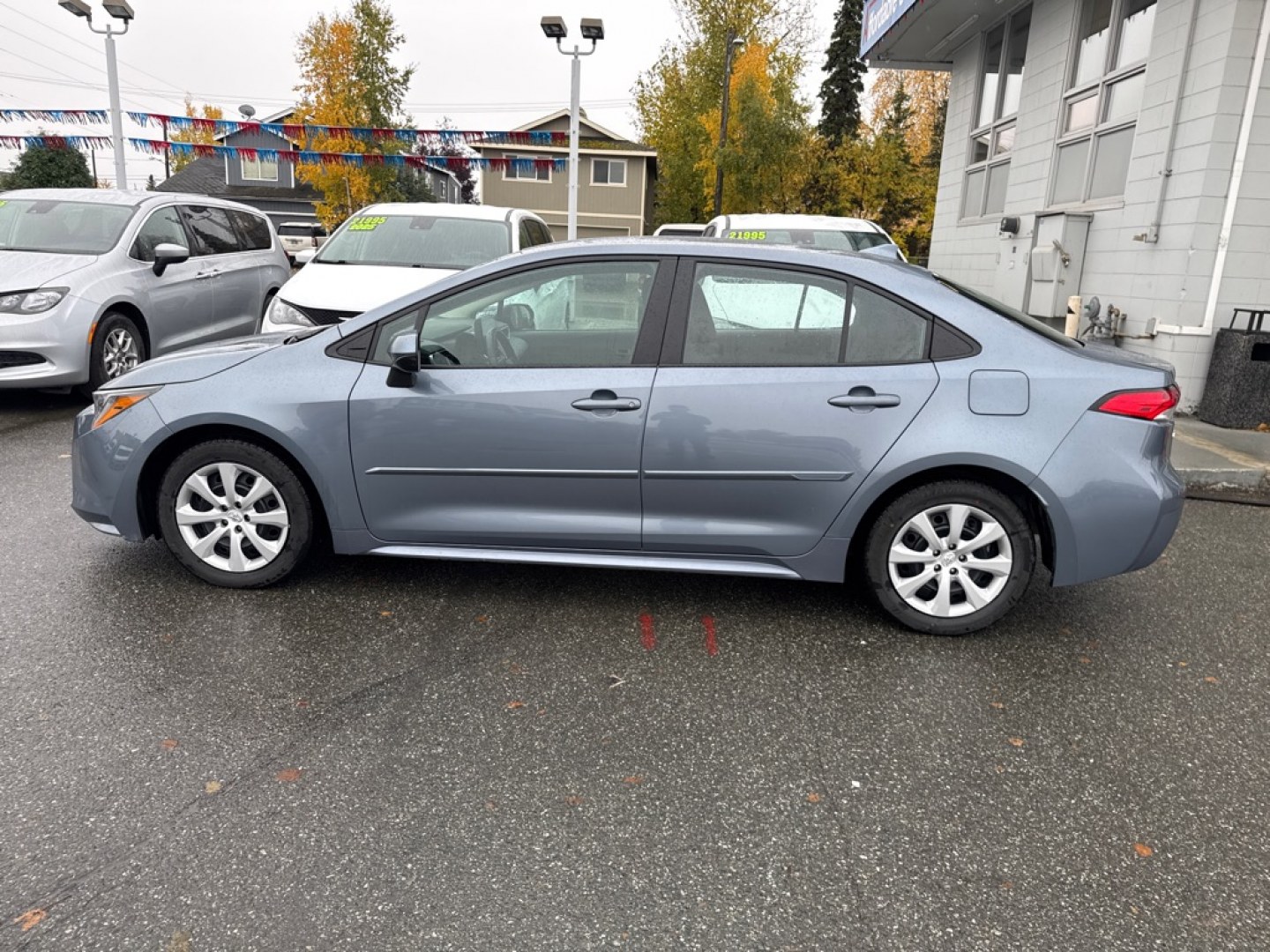 2024 BLUE TOYOTA COROLLA LE LE (5YFB4MDE4RP) with an 2.0L engine, Continuously Variable transmission, located at 929 East 8th Ave, Anchorage, AK, 99501, (907) 274-2277, 61.214783, -149.866074- Photo#1