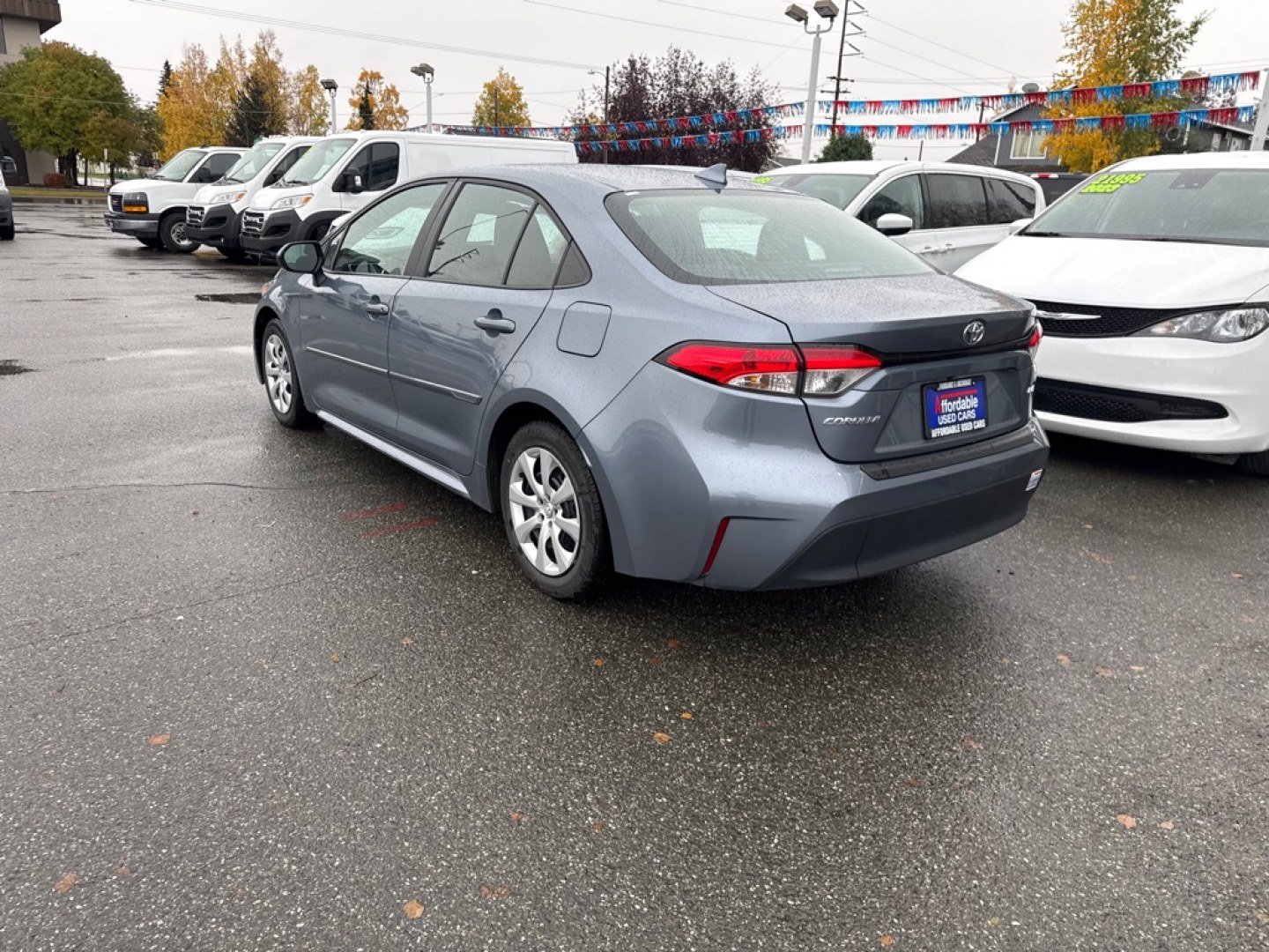 2024 BLUE TOYOTA COROLLA LE LE (5YFB4MDE4RP) with an 2.0L engine, Continuously Variable transmission, located at 929 East 8th Ave, Anchorage, AK, 99501, (907) 274-2277, 61.214783, -149.866074- Photo#4