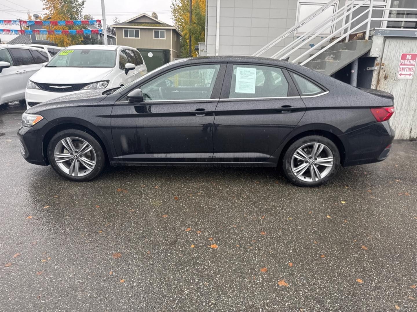 2024 BLACK VOLKSWAGEN JETTA SE SE (3VWEM7BUXRM) with an 1.5L engine, Automatic transmission, located at 929 East 8th Ave, Anchorage, AK, 99501, (907) 274-2277, 61.214783, -149.866074- Photo#1