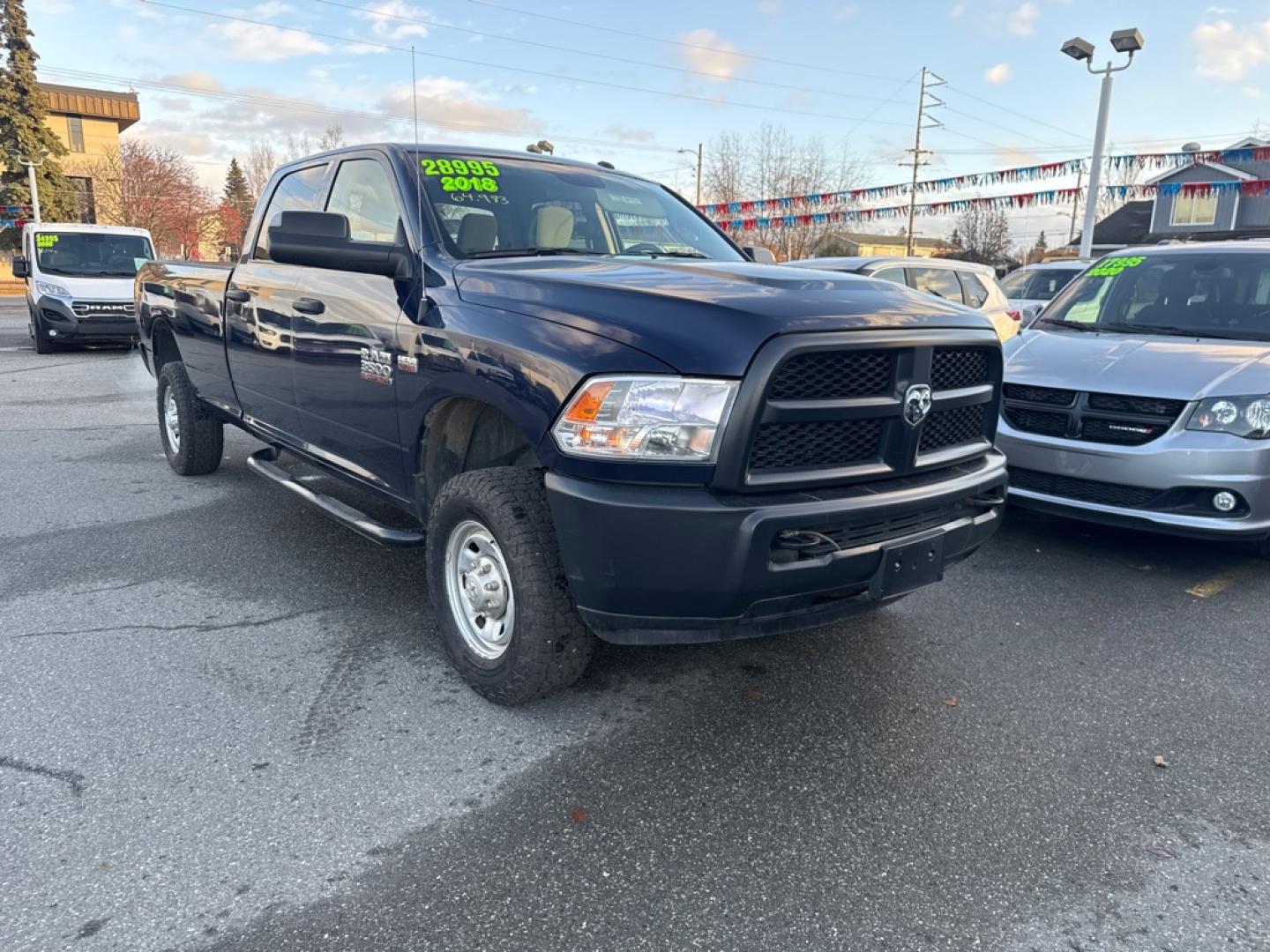 2018 BLUE RAM 3500 ST (3C63R3GT0JG) with an 5.7L engine, Automatic transmission, located at 929 East 8th Ave, Anchorage, AK, 99501, (907) 274-2277, 61.214783, -149.866074- Photo#0
