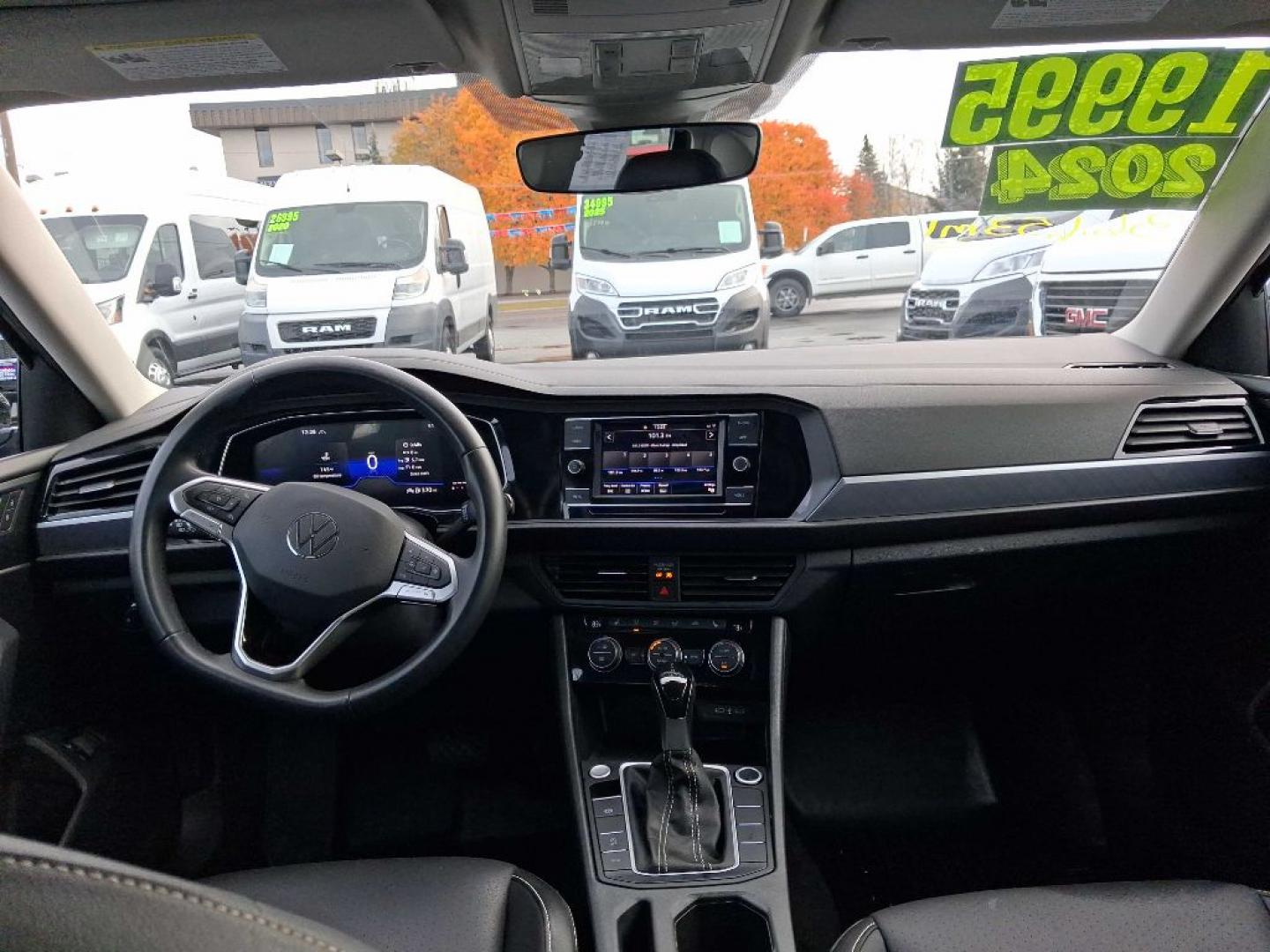 2024 BLACK VOLKSWAGEN JETTA SE SE (3VWEM7BU7RM) with an 1.5L engine, Automatic transmission, located at 929 East 8th Ave, Anchorage, AK, 99501, (907) 274-2277, 61.214783, -149.866074- Photo#1