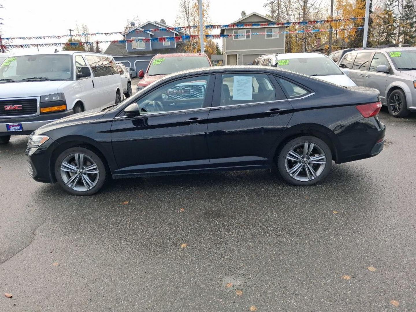 2024 BLACK VOLKSWAGEN JETTA SE SE (3VWEM7BU7RM) with an 1.5L engine, Automatic transmission, located at 929 East 8th Ave, Anchorage, AK, 99501, (907) 274-2277, 61.214783, -149.866074- Photo#3