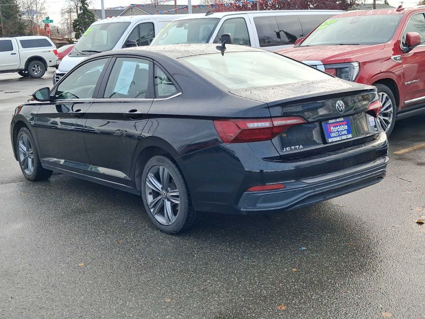 2024 BLACK VOLKSWAGEN JETTA SE SE (3VWEM7BU7RM) with an 1.5L engine, Automatic transmission, located at 929 East 8th Ave, Anchorage, AK, 99501, (907) 274-2277, 61.214783, -149.866074- Photo#4