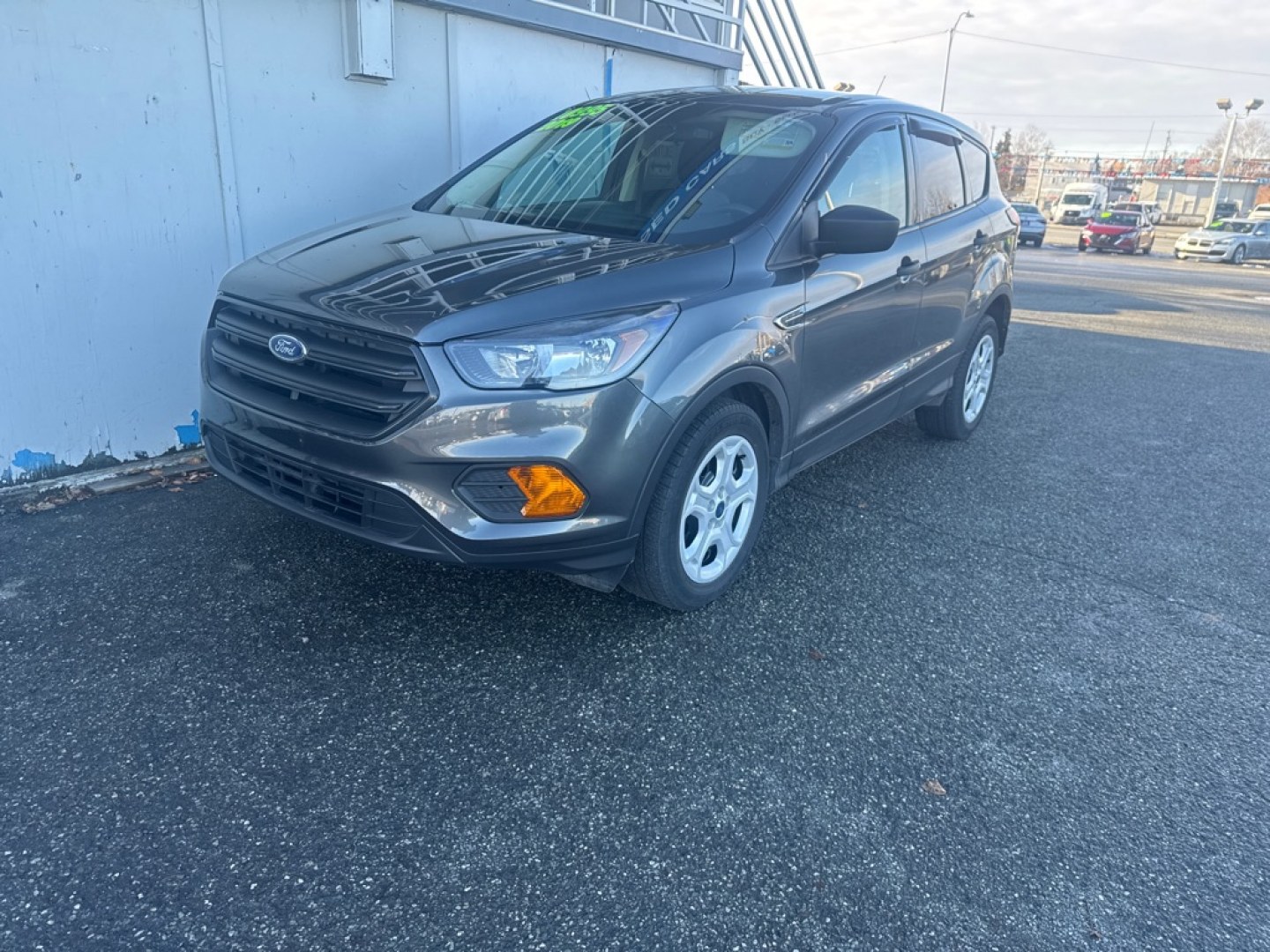 2019 GRAY FORD ESCAPE S (1FMCU0F73KU) with an 2.5L engine, Automatic transmission, located at 929 East 8th Ave, Anchorage, AK, 99501, (907) 274-2277, 61.214783, -149.866074- Photo#0