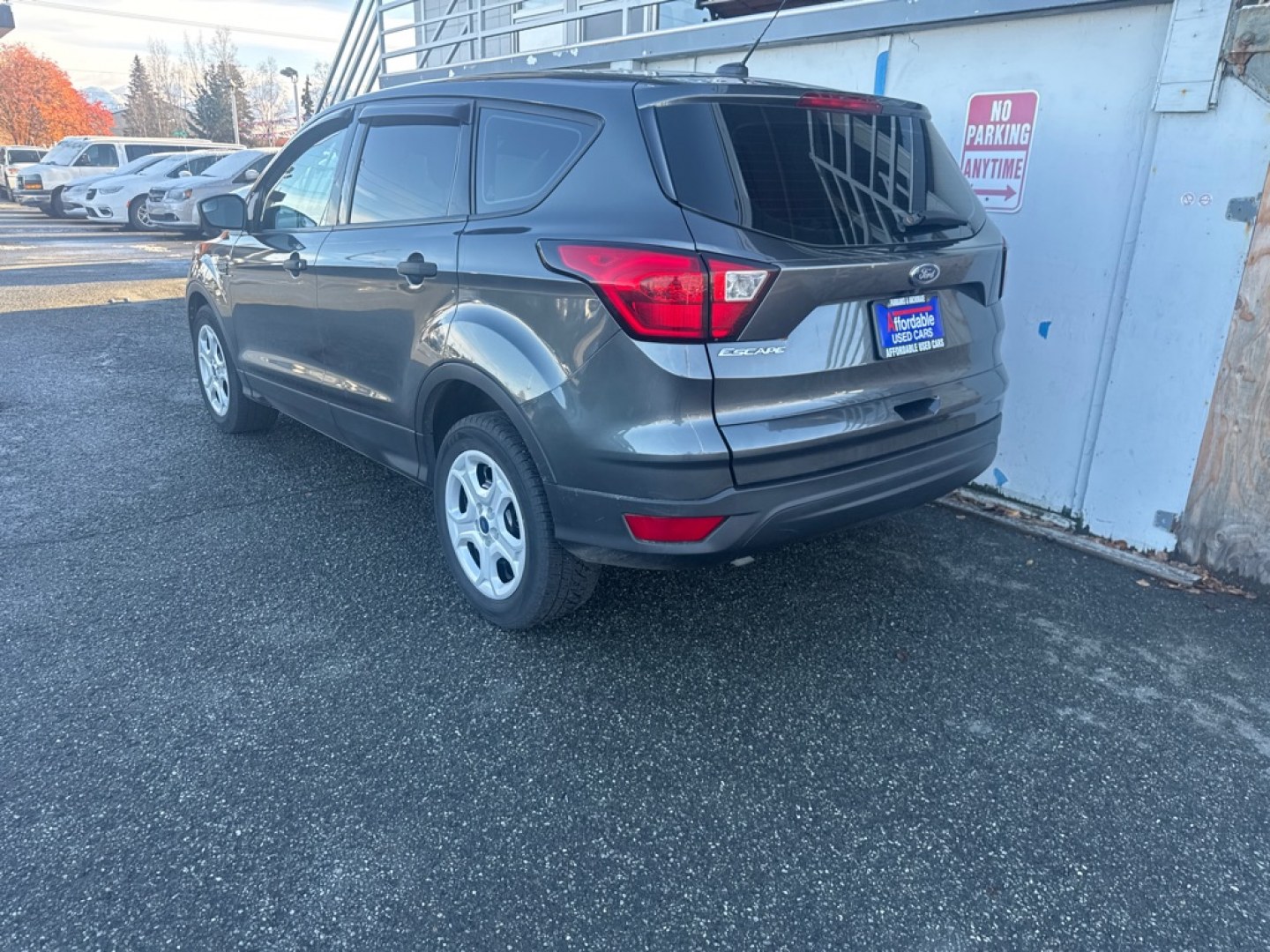 2019 GRAY FORD ESCAPE S (1FMCU0F73KU) with an 2.5L engine, Automatic transmission, located at 929 East 8th Ave, Anchorage, AK, 99501, (907) 274-2277, 61.214783, -149.866074- Photo#2