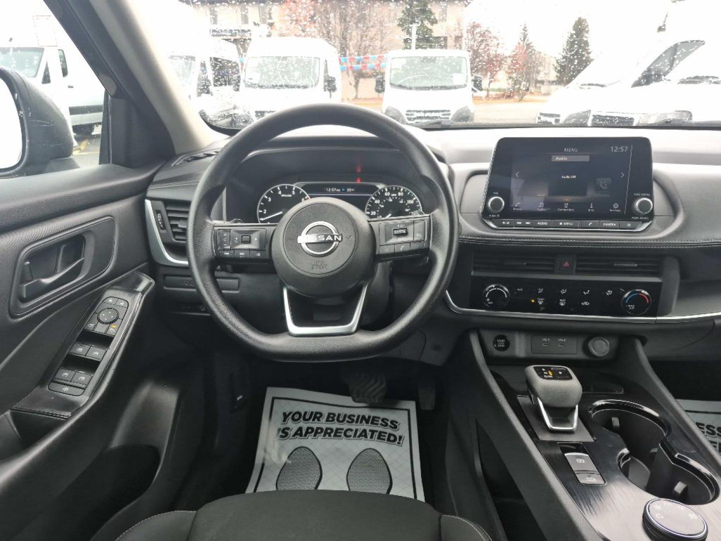 2024 BLACK NISSAN ROGUE S S (5N1BT3AB0RC) with an 1.5L engine, Continuously Variable transmission, located at 929 East 8th Ave, Anchorage, AK, 99501, (907) 274-2277, 61.214783, -149.866074- Photo#3
