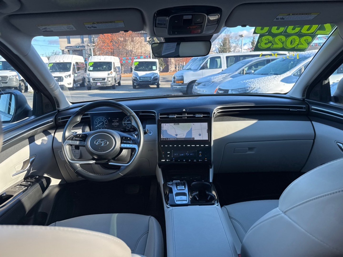 2023 BLUE HYUNDAI TUCSON SEL CONVENIENCE (KM8JFCA14PU) with an 1.6L engine, Automatic transmission, located at 929 East 8th Ave, Anchorage, AK, 99501, (907) 274-2277, 61.214783, -149.866074- Photo#4