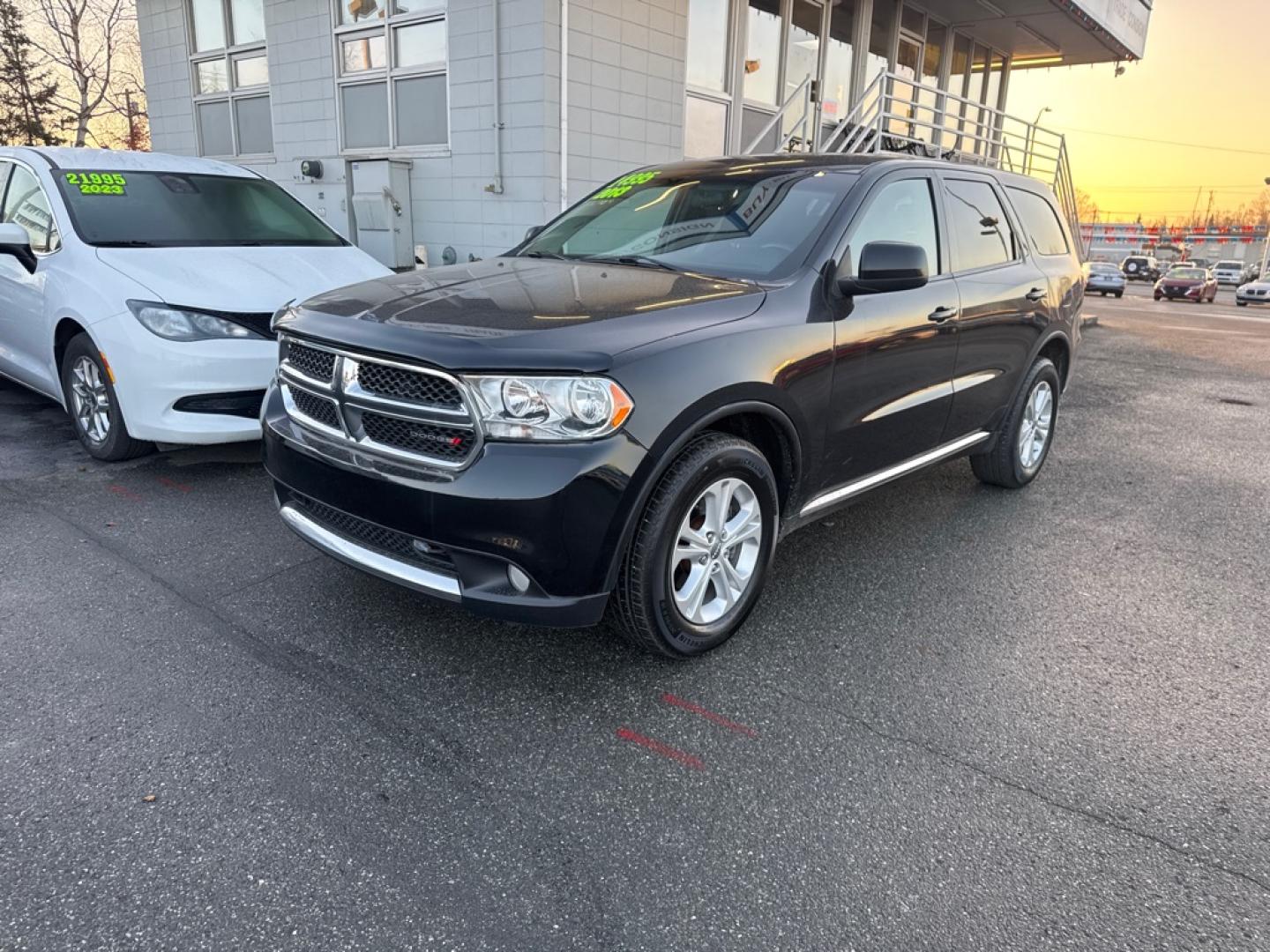 2013 BLACK DODGE DURANGO SXT (1C4RDJAG1DC) with an 3.6L engine, Automatic transmission, located at 929 East 8th Ave, Anchorage, AK, 99501, (907) 274-2277, 61.214783, -149.866074- Photo#0